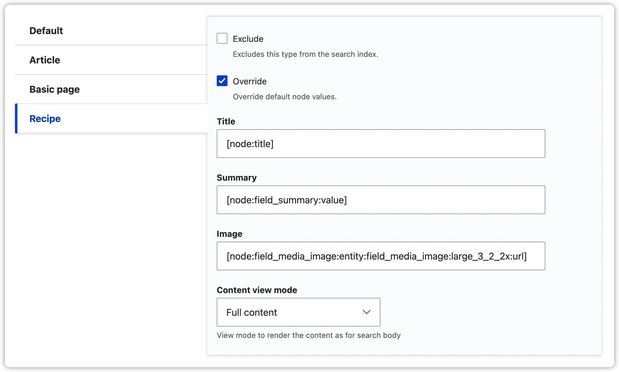 Drupal 9 Quant Search Module Entities Override